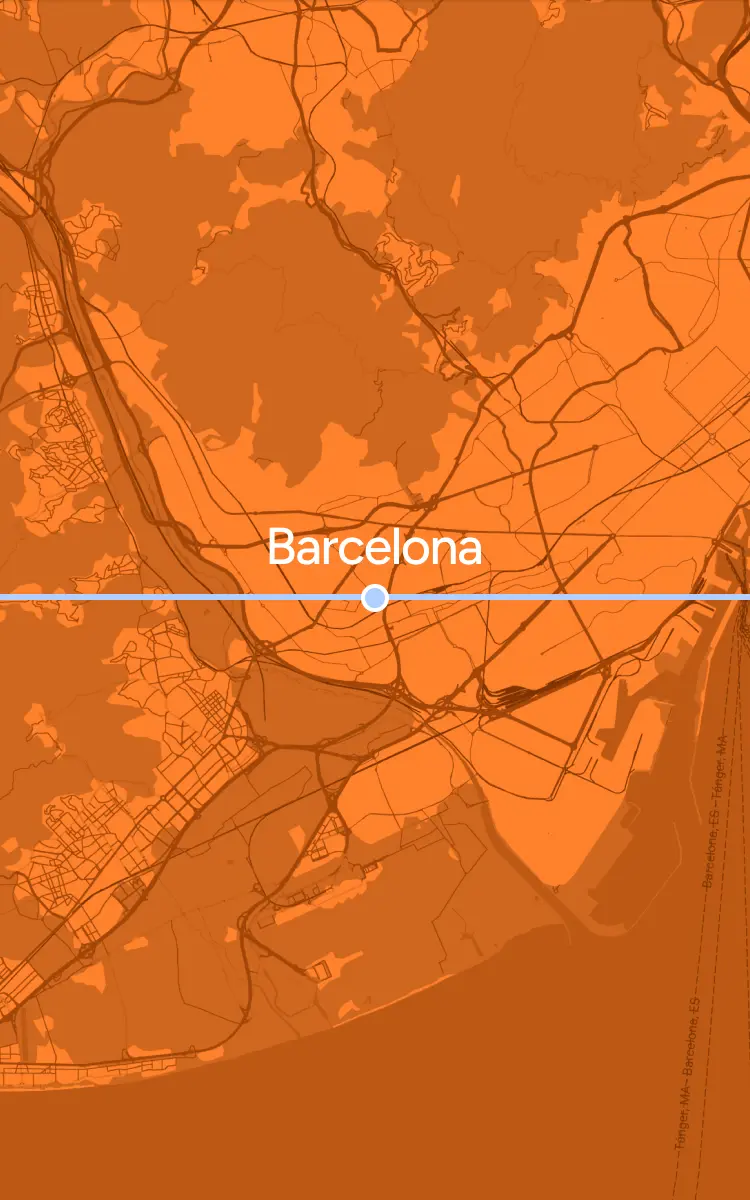 Barcelona office map