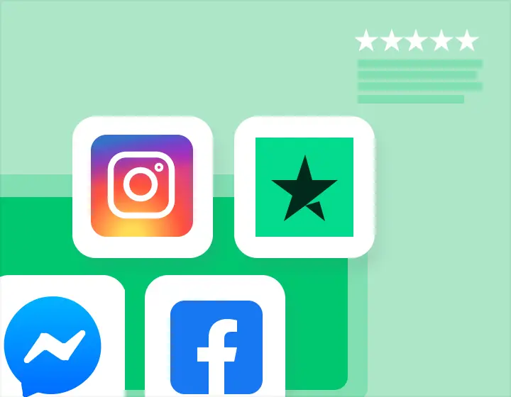 Social AI by Yuma: Handle social and reviews