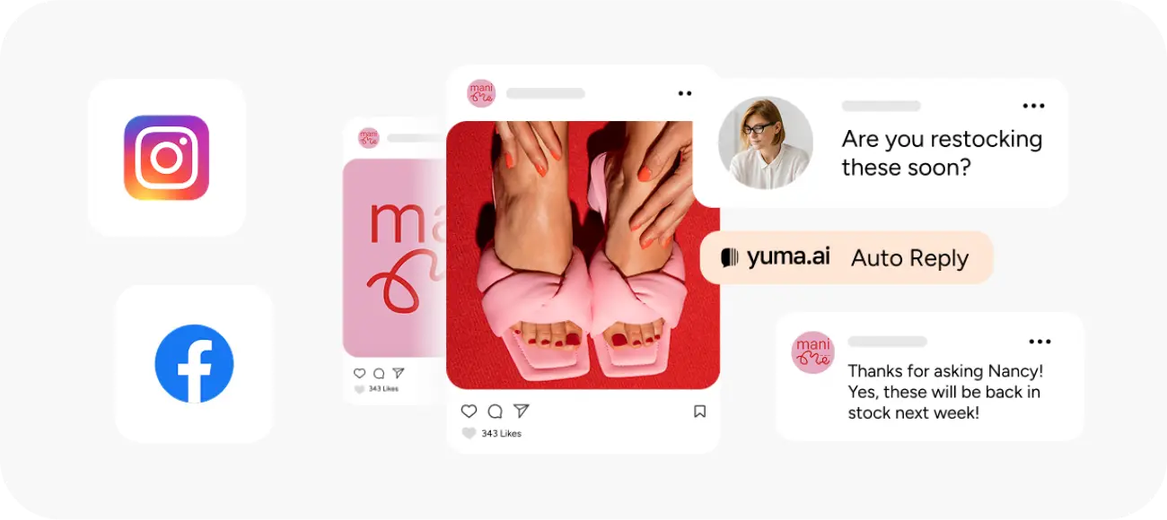 Automate your social channels support queue.